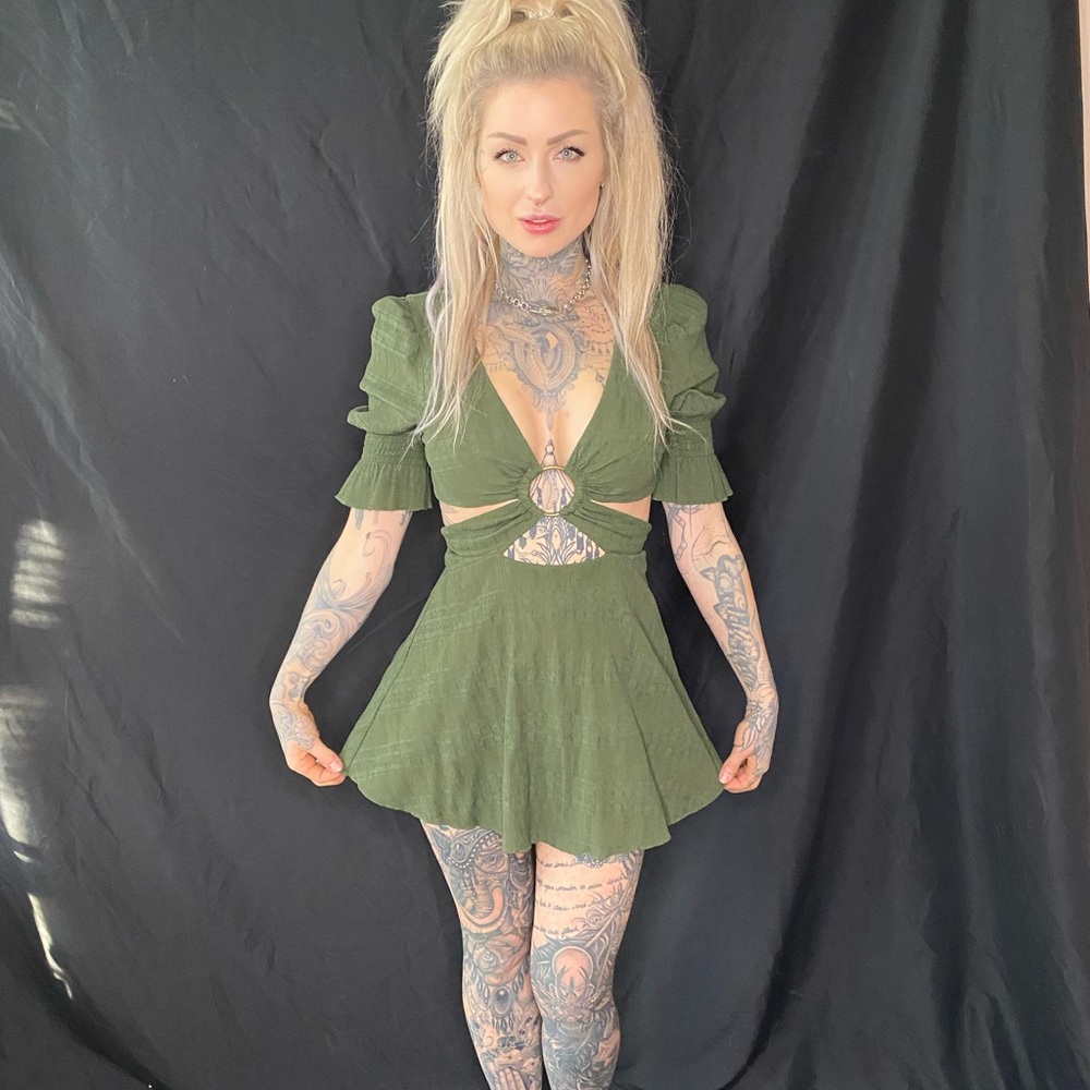 Safari Crinkle Dress